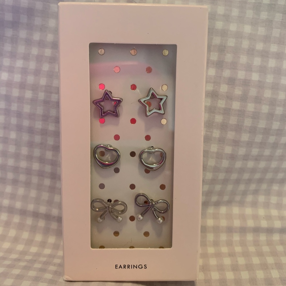 3 Pairs of Stylish Earrings